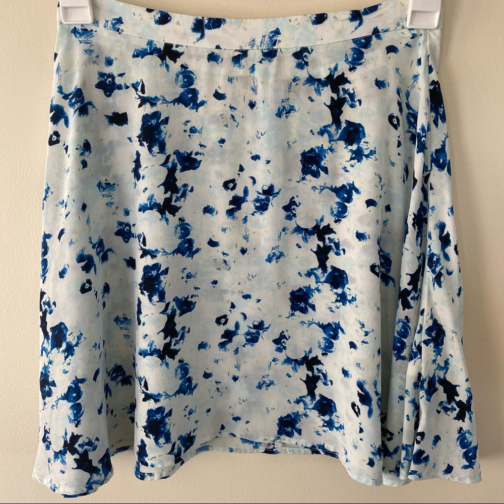 Amour Vert Silk Mini Skirt
